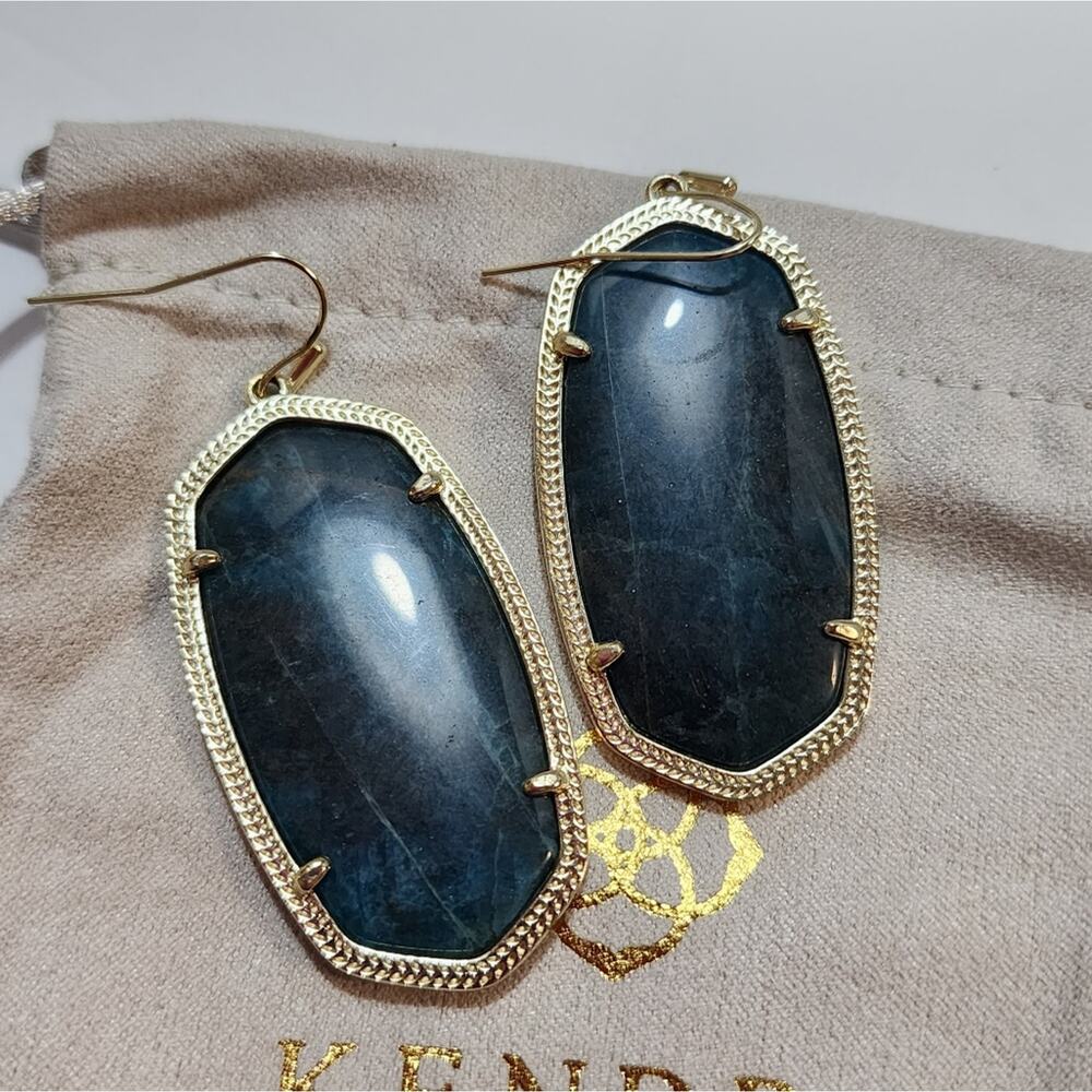Kendra Scott Danielle‎ blue soldite? earrings